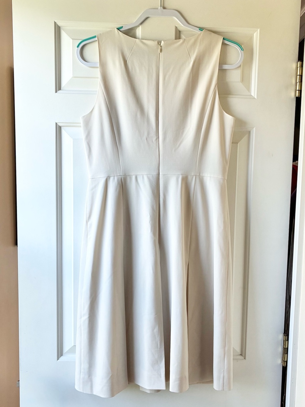J. Crew Dress Italian Double Face Cashmere by Tollegno 1900 Cream Size 8 - Picture 7 of 15